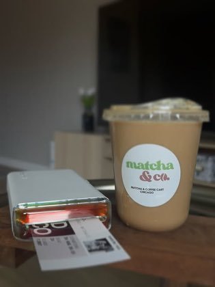 A branded iced coffee, ready to go